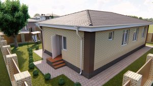 Проект D — 173 кирпичного дома