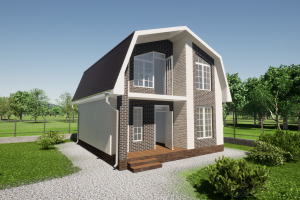 Проект D — 191 кирпичного дома