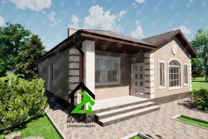 Проект D — 206 каменного дома