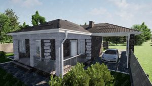 Проект D — 242 блочного дома