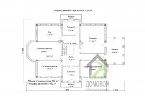 Проект D — 250 кирпичного дома